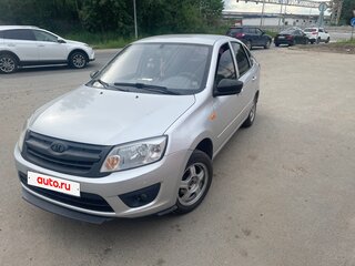 2015 Lada (ВАЗ) Granta I, серебристый, 400000 рублей, вид 1