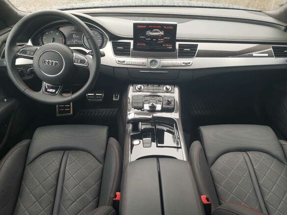 2016 Audi S8 III (D4) Рестайлинг, серый - вид 10