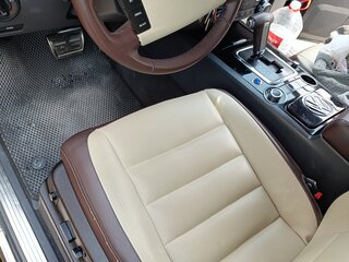 2006 Volkswagen Touareg I, чёрный, 1100000 рублей, вид 5