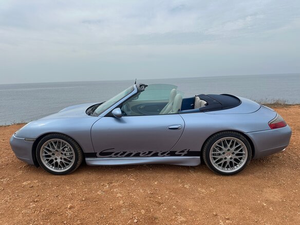 1999 Porsche 911 Carrera 4 V (996), голубой, 3900000 рублей - вид 8