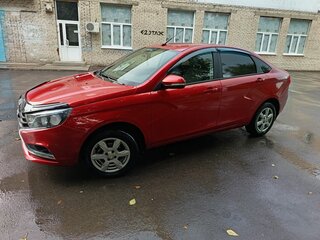2016 Lada (ВАЗ) Vesta I, красный, 880000 рублей, вид 2
