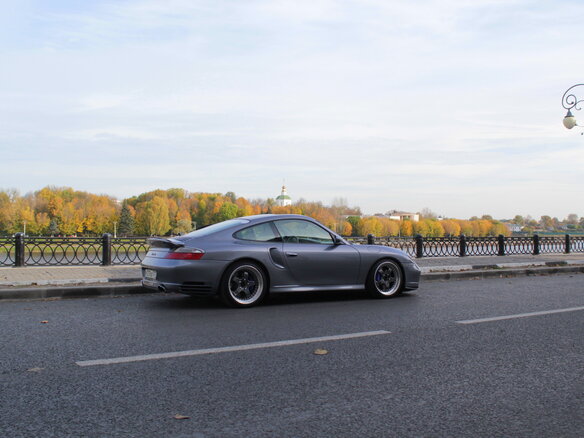 2003 Porsche 911 Turbo V (996) Рестайлинг, серебристый - вид 9
