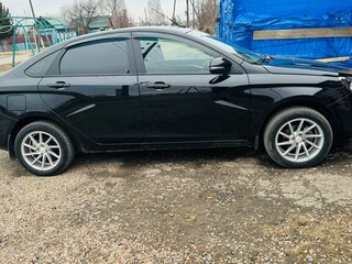 2021 Lada (ВАЗ) Vesta I, чёрный, 1300000 рублей, вид 4