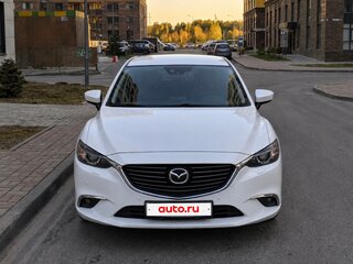 2017 Mazda 6 III (GJ) Рестайлинг, белый, 2100000 рублей, вид 2