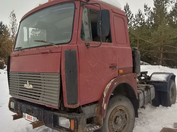 2002 МАЗ 5432, красный, 350000 рублей - вид 7