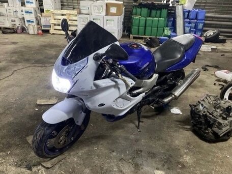 1999 Honda VTR 1000, синий, 295000 рублей, вид 1