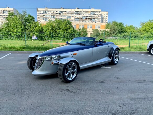 2001 Chrysler Prowler, серебристый - вид 7