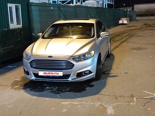2013 Ford Fusion (North America) II, серебристый, 1200000 рублей, вид 4