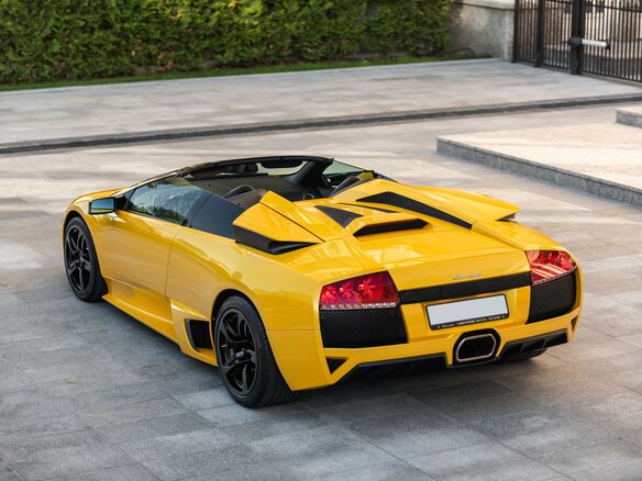 2009 Lamborghini Murcielago I Рестайлинг, жёлтый - вид 1