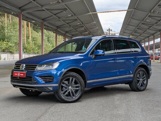 2016 Volkswagen Touareg II Рестайлинг, синий, 2730000 рублей, вид 4