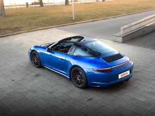 2018 Porsche 911 Targa 4 GTS VII (991) Рестайлинг, синий, 14900000 рублей, вид 3