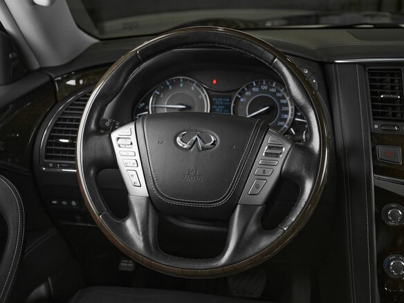 2019 Infiniti QX80 I Рестайлинг 2, чёрный - вид 10