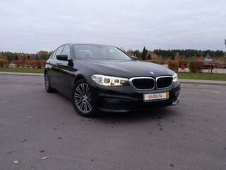 2018 BMW 5 серии 530d VII (G30/G31/G38), чёрный, 3267376 рублей, вид 2