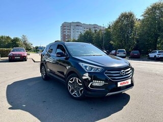 2016 Hyundai Santa Fe III Рестайлинг, чёрный, 1600000 рублей, вид 3