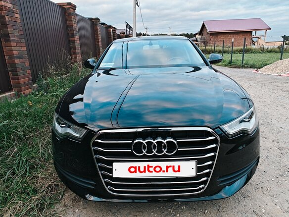 2012 Audi A6 IV (C7), чёрный - вид 2