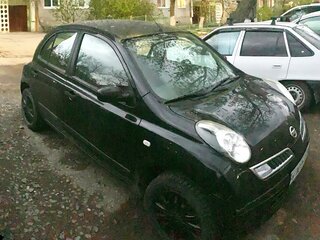 2008 Nissan Micra III (K12), чёрный, 720000 рублей, вид 1