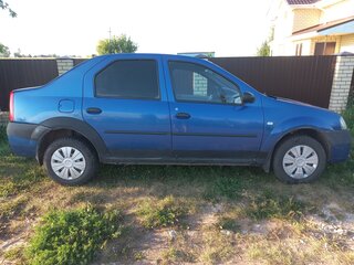 2008 Renault Logan I, синий, 220000 рублей, вид 5