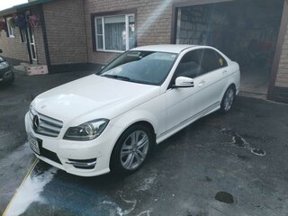 2014 Mercedes-Benz C-Класс 180 BlueEFFICIENCY III (W204) Рестайлинг, белый, 1300000 рублей, вид 1