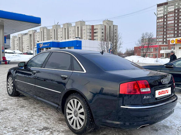 2004 Audi A8 Long II (D3), чёрный, 1400000 рублей - вид 6
