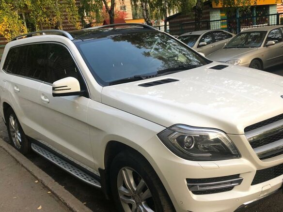 2014 Mercedes-Benz GL-Класс 350 II (X166), белый - вид 1