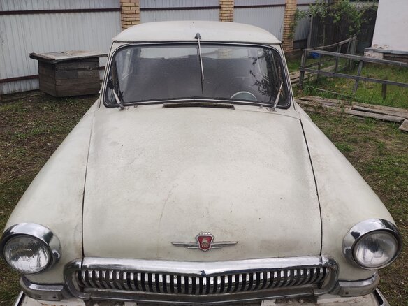 1956 ГАЗ 21 «Волга» 21Г, белый, 165000 рублей