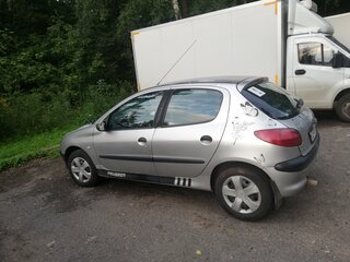 1999 Peugeot 206, серебристый, 200000 рублей, вид 4