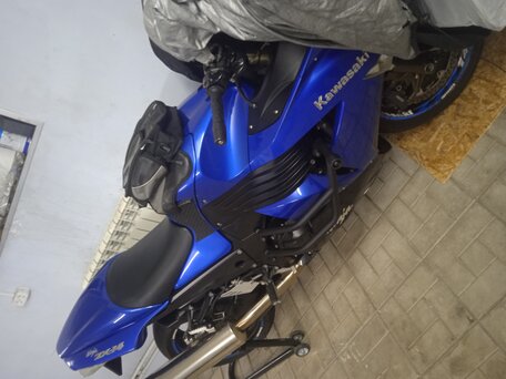 2006 Kawasaki ZZR 1400, синий, 700000 рублей, вид 2