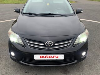 2010 Toyota Corolla X (E140, E150) Рестайлинг, чёрный, 710000 рублей, вид 2