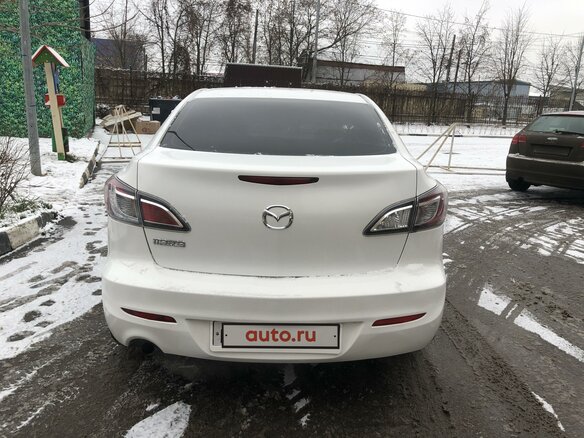 2012 Mazda 3 II (BL) Рестайлинг, белый - вид 3