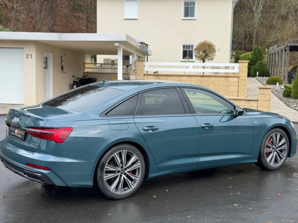 2023 Audi A6 45 TDI V (C8), зелёный, 6320000 рублей - вид 8