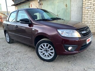 2015 Lada (ВАЗ) Granta I, пурпурный, 430000 рублей, вид 3