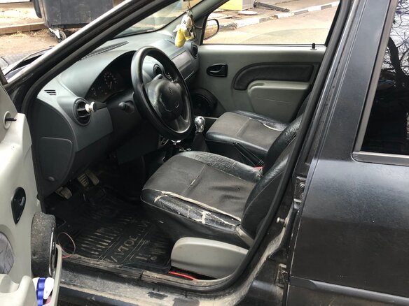 2006 Renault Logan I, серый, 200000 рублей - вид 11