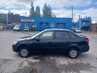 2012 Lada (ВАЗ) Granta I, чёрный, 350000 рублей, вид 4