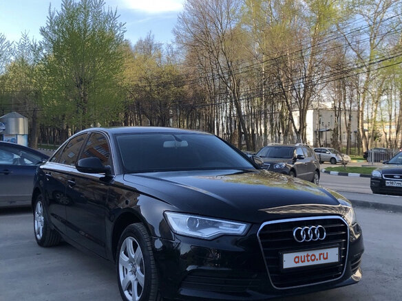 2011 Audi A6 IV (C7), чёрный