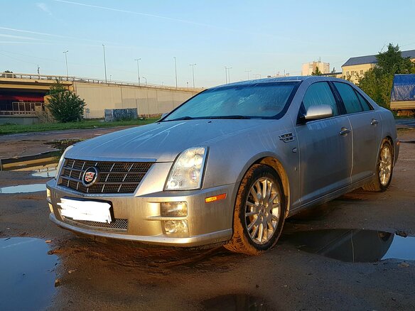 2008 Cadillac STS I Рестайлинг, серебристый