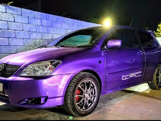 2002 Toyota Corolla IX (E120, E130), фиолетовый, 1000000 рублей, вид 2
