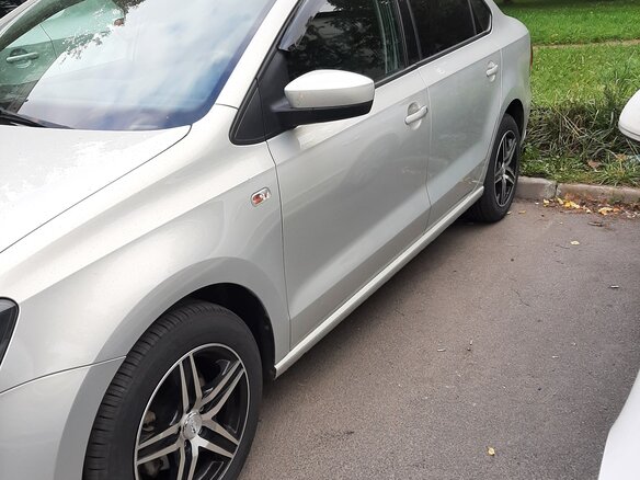 2014 Volkswagen Polo V, серебристый, 770000 рублей - вид 5