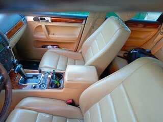 2007 Volkswagen Touareg I Рестайлинг, чёрный, 1200000 рублей, вид 3