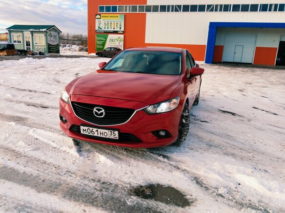 2013 Mazda 6 III (GJ), красный, 1150000 рублей - вид 1