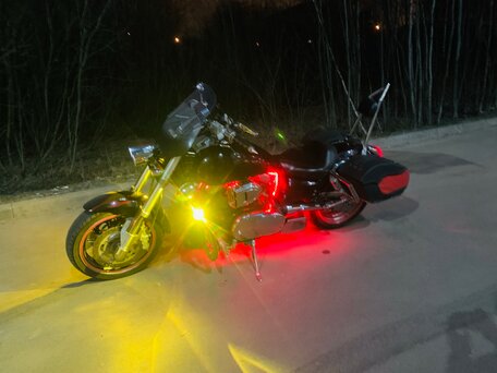 2004 Kawasaki VN1600 Vulcan, чёрный, 700000 рублей, вид 4