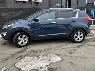 2012 Kia Sportage III, синий, 1350000 рублей, вид 4