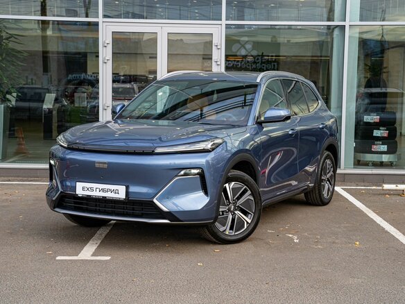 2026 Geely EX5 Гибрид EM-R, синий, 3974990 рублей - вид 3