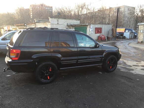 2001 Jeep Grand Cherokee II (WJ), чёрный - вид 4