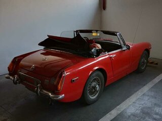1971 MG Midget, пурпурный, 3000000 рублей, вид 2