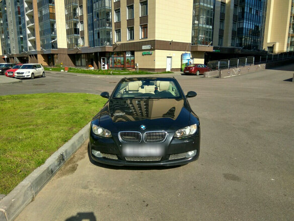 2008 BMW 3 серии 335i V (E90/E91/E92/E93), чёрный - вид 4