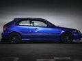 1999 Honda Civic VI, синий - вид 1