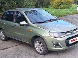 2013 Lada (ВАЗ) Kalina II, зелёный, 500000 рублей, вид 2