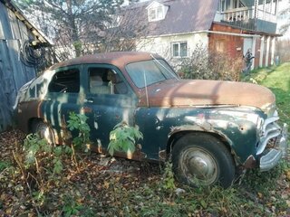 1948 ГАЗ М-20 «Победа», белый, 100000 рублей, вид 1