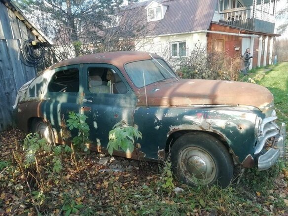 1948 ГАЗ М-20 «Победа», белый, 100000 рублей