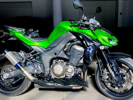 2015 Kawasaki Z 1000, зелёный, 1020000 рублей, вид 1